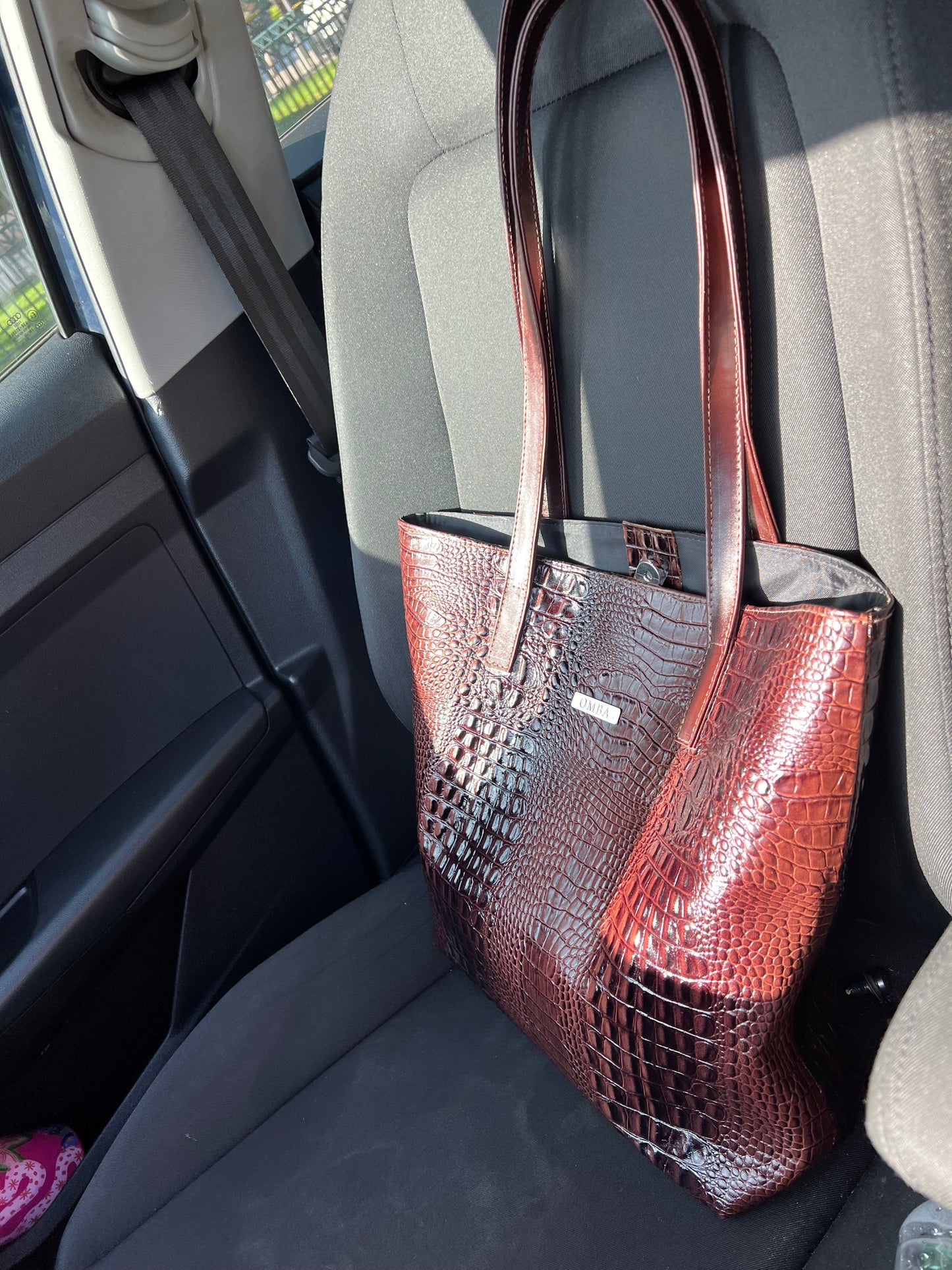 Tote Bag - Brown Caiman
