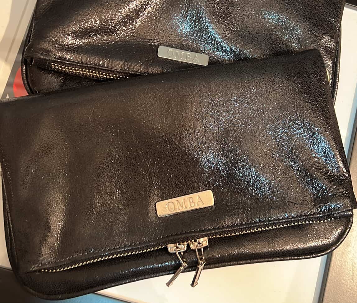 Cartera Zoe Negra Brillos