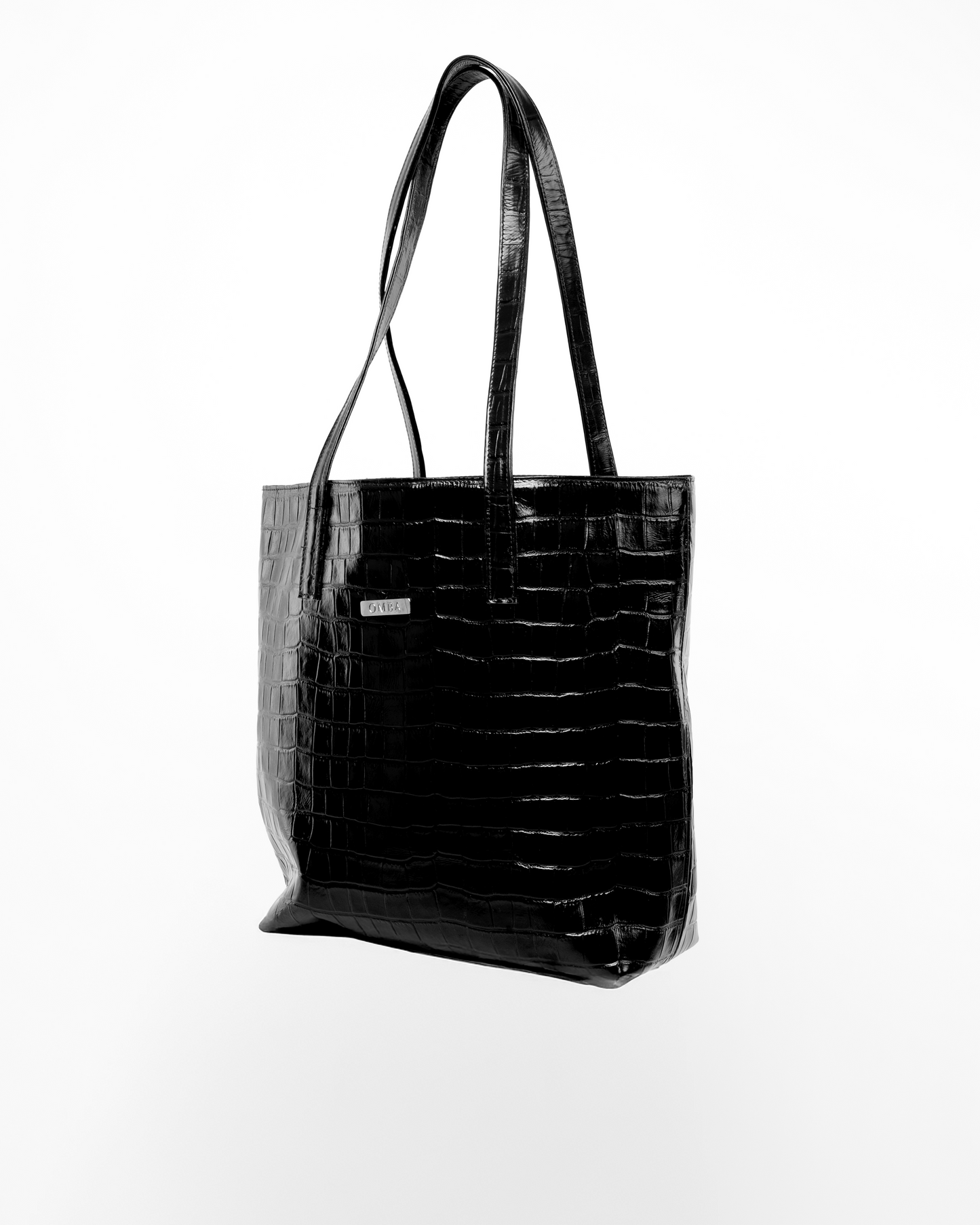 Tote Bag - Black Croco
