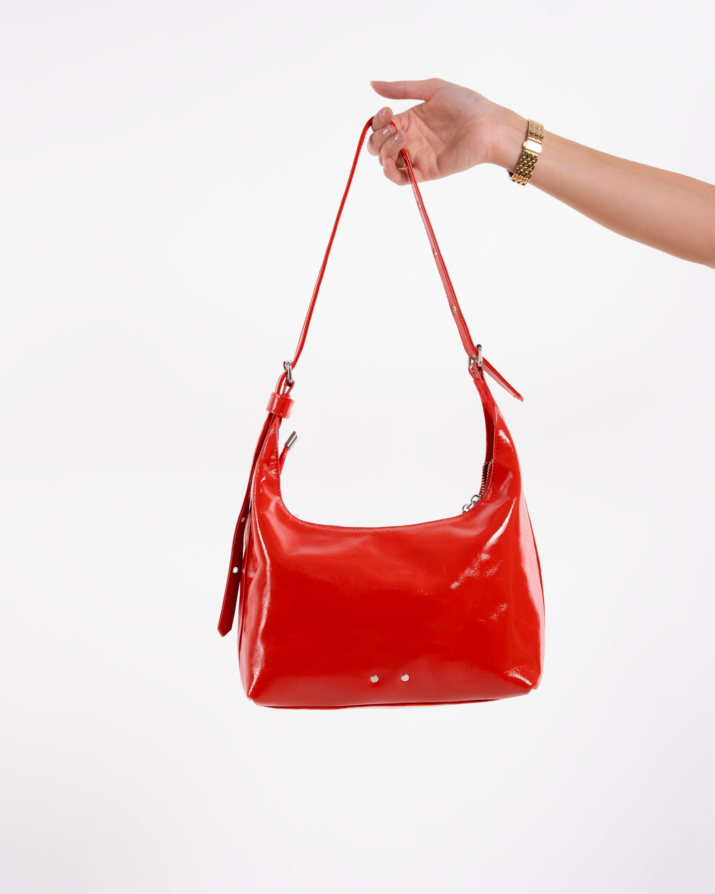Cartera Victoria Roja Charol