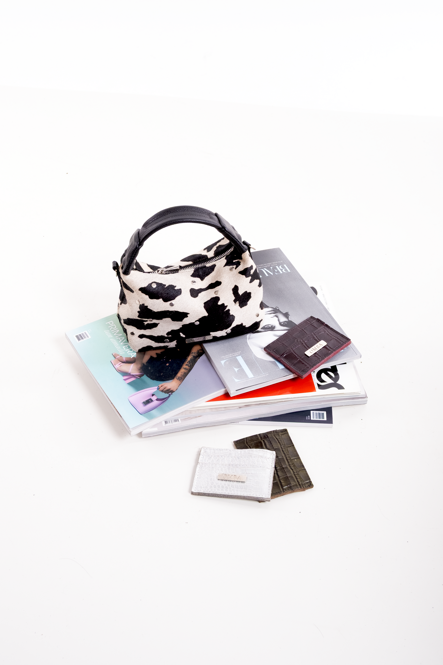 Cartera Milagros - Animal Print B&W
