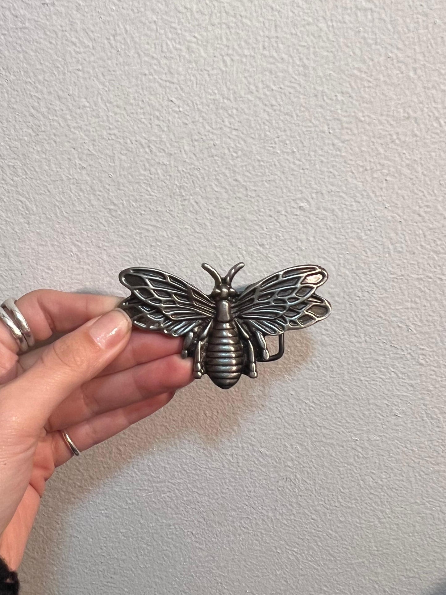 Cinturón Small Silver Bee