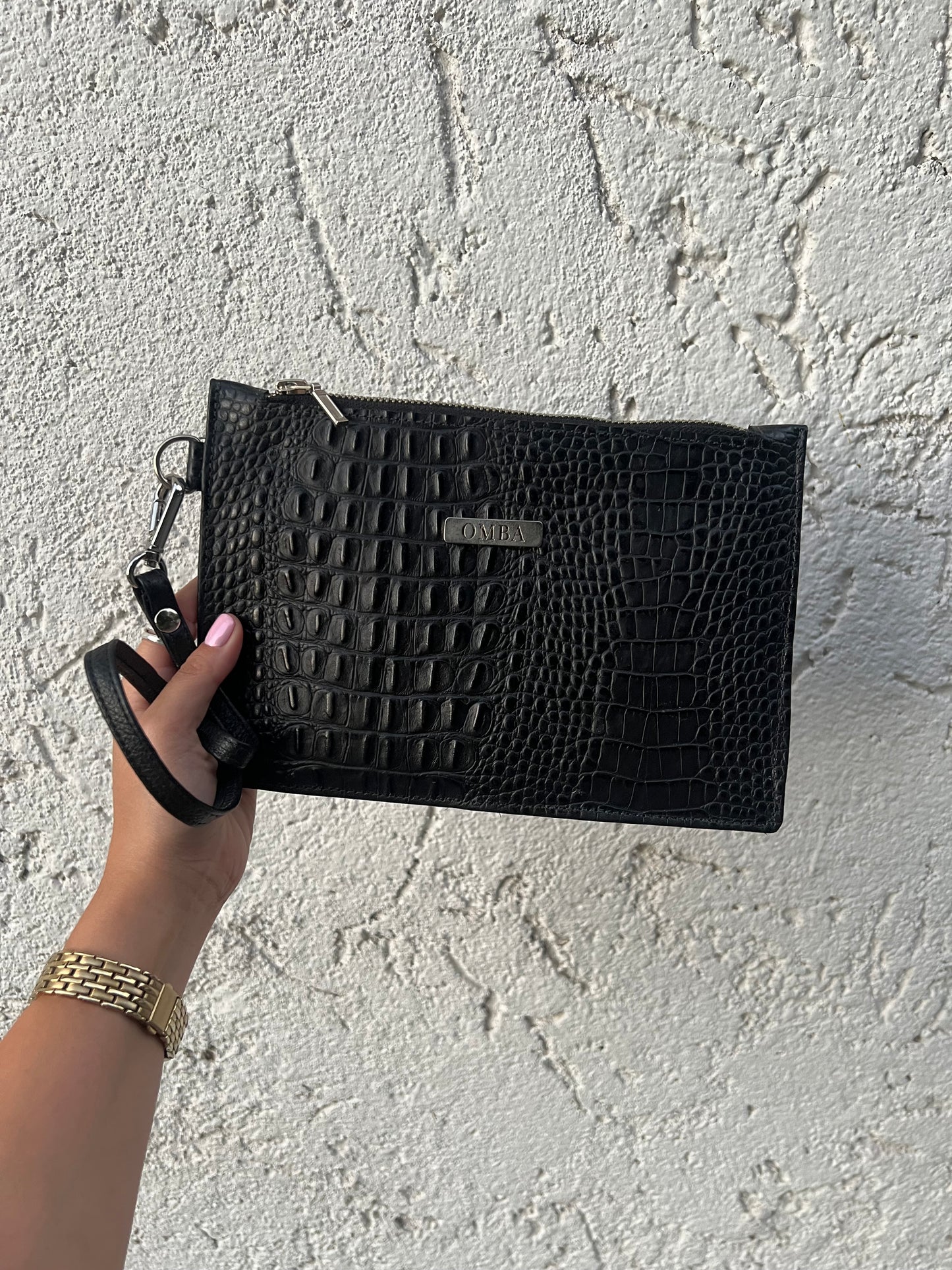 Cartera PG - Caimán Negra