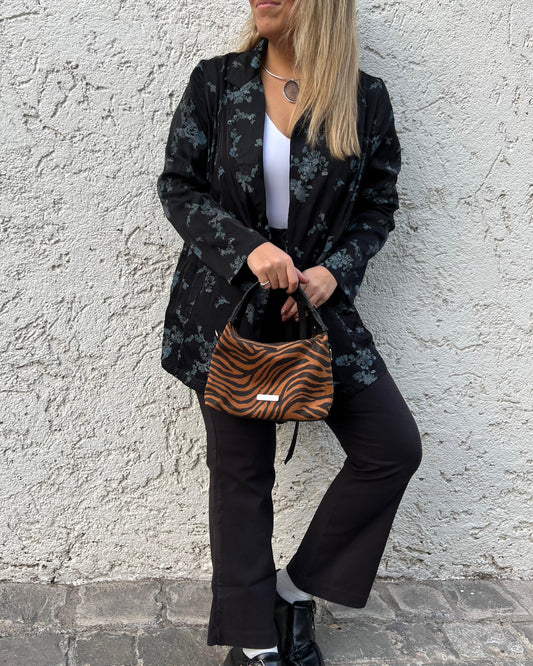 Cartera Milagros - Animal Print Zebra