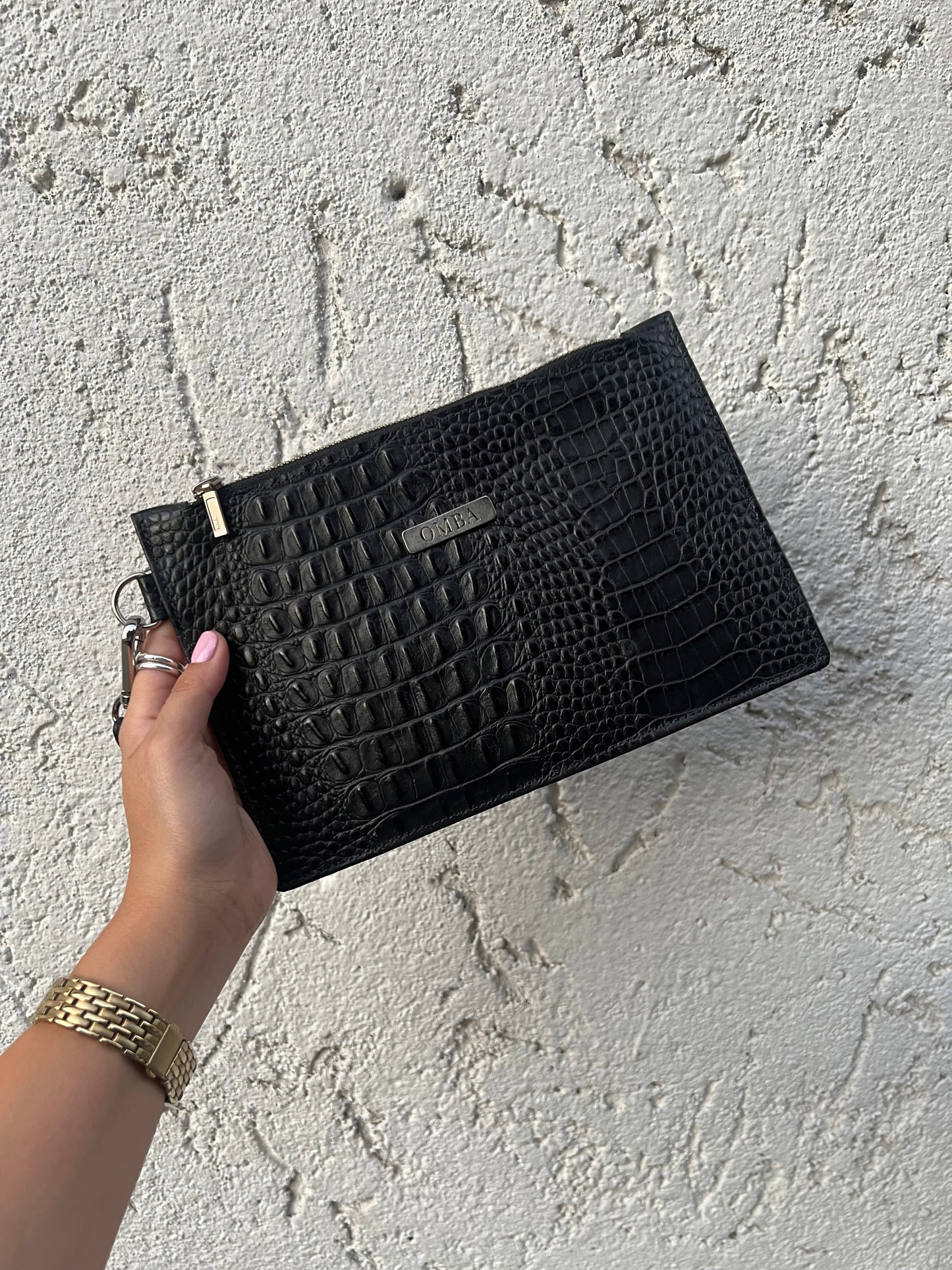 Cartera PG - Caimán Negra