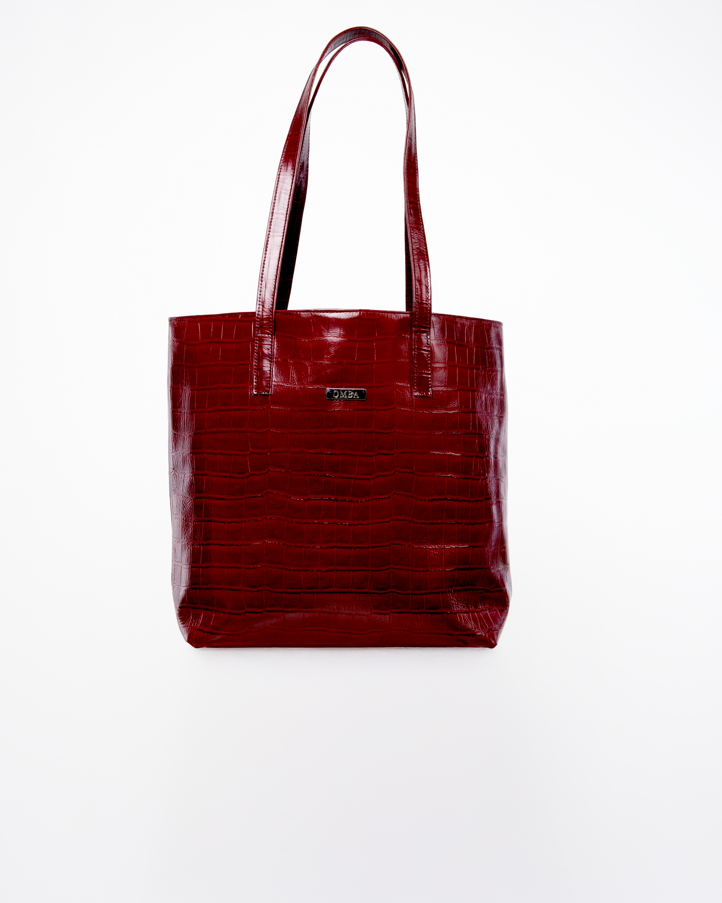 Tote Bag -  Croco Cherry