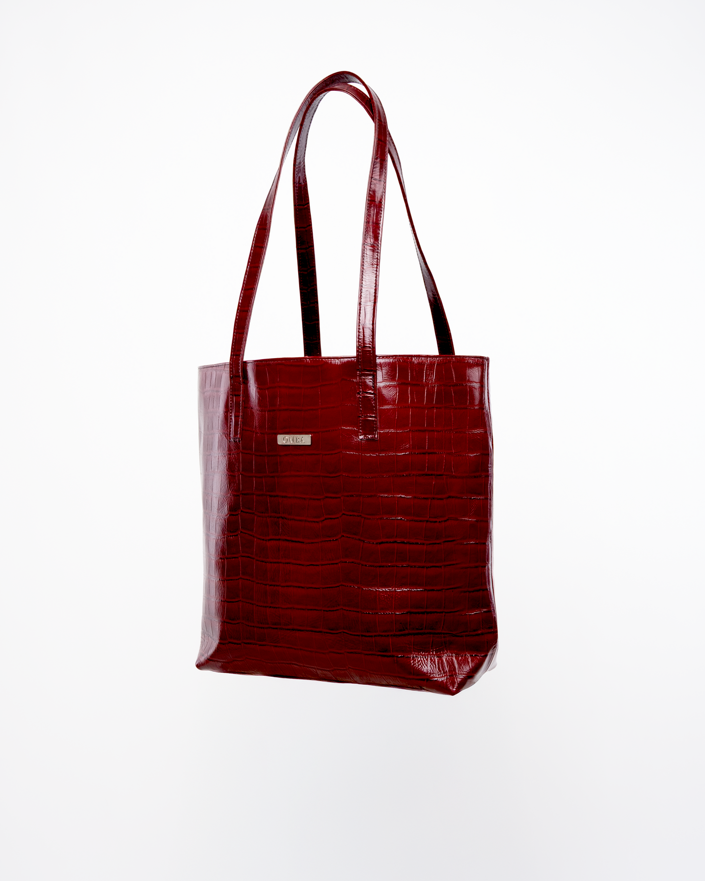 Tote Bag -  Croco Cherry