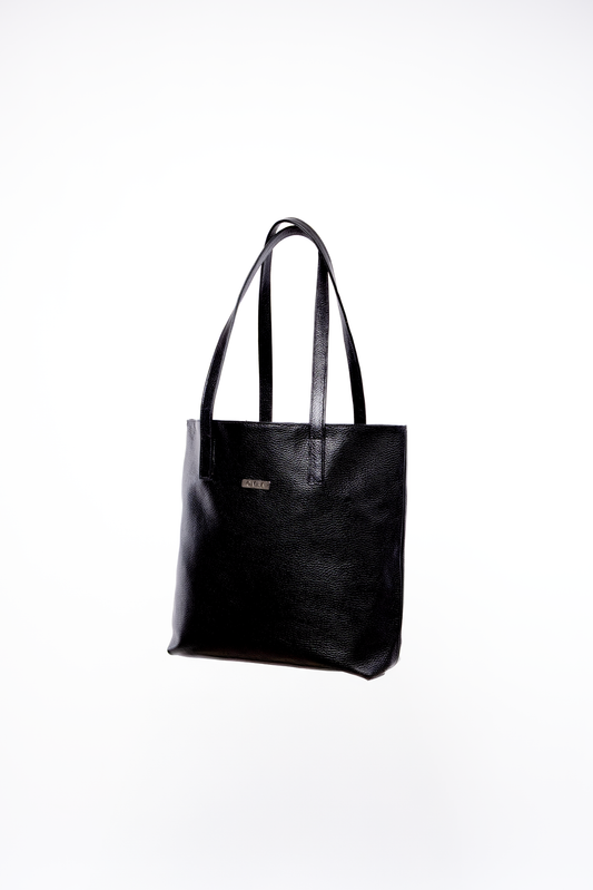 Tote Bag - Black Grain
