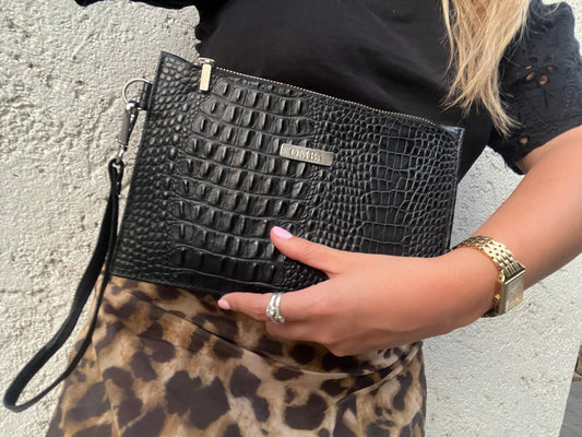 Cartera PG - Caimán Negra