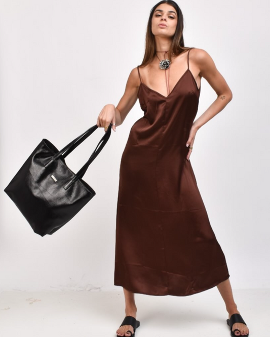 Tote Bag - Black Grain