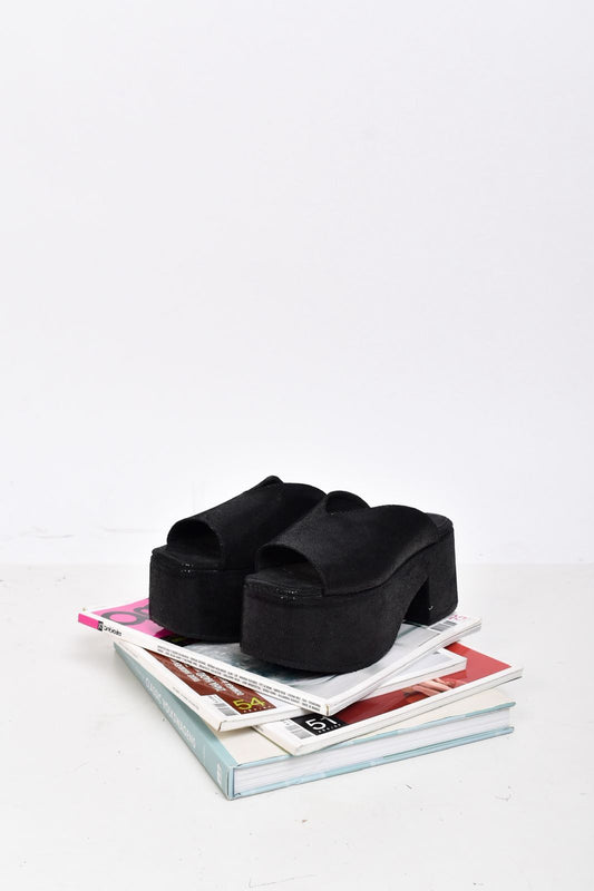 Sandalia de Fiesta Black Shine